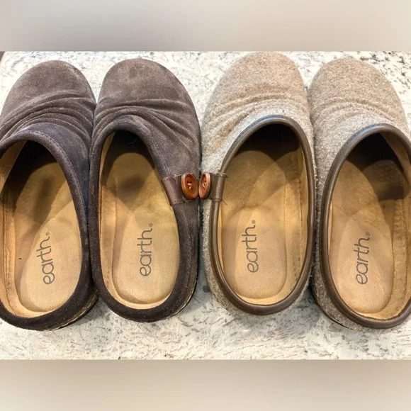 2 Pairs Earth Shoes size 8 Very Good Condition - Picture 4 of 13